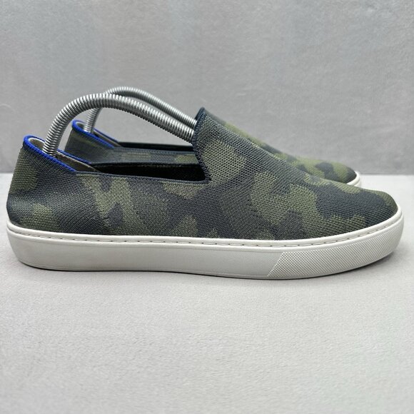 Rothy's Shoes - Rothy's The Original Slip On Sneaker Womens Size 11 Shoes Green Camo Loafers